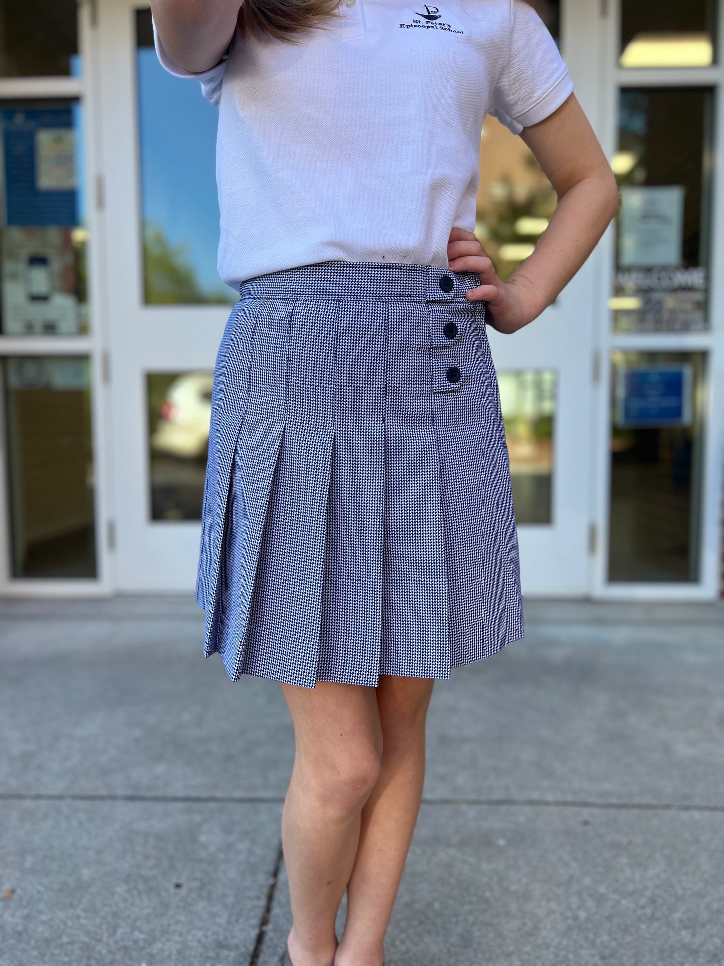 St Peters Plaid Skort