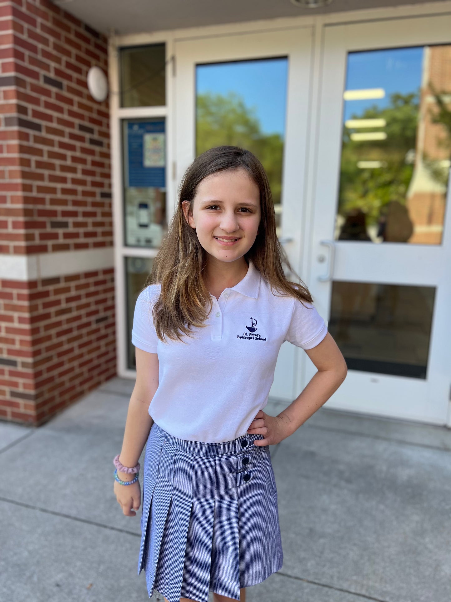 St Peters Girls Polo Short Sleeve