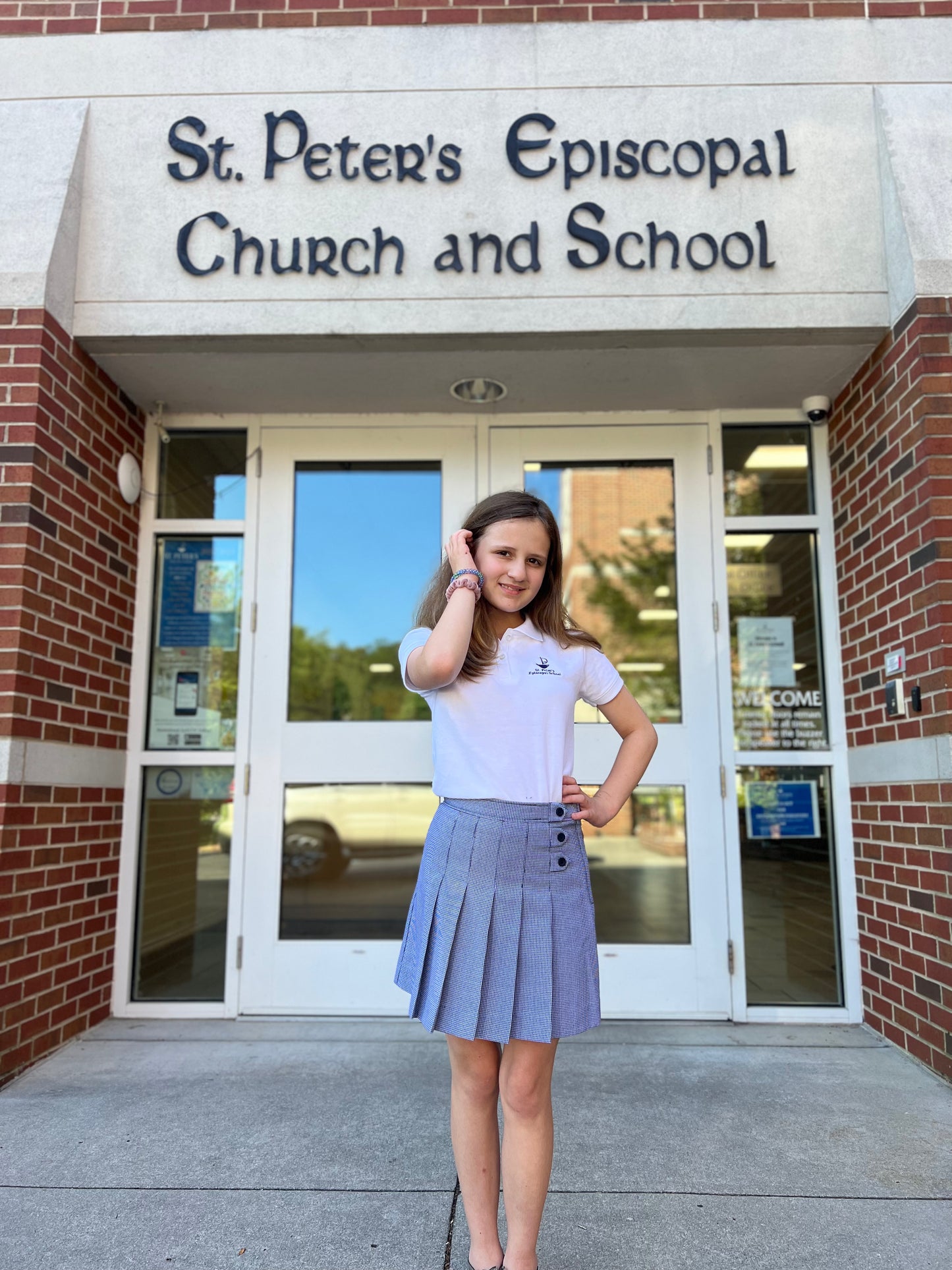St Peters Plaid Skort