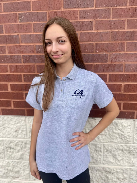 CA Girls Cut Pique Polo Shirt