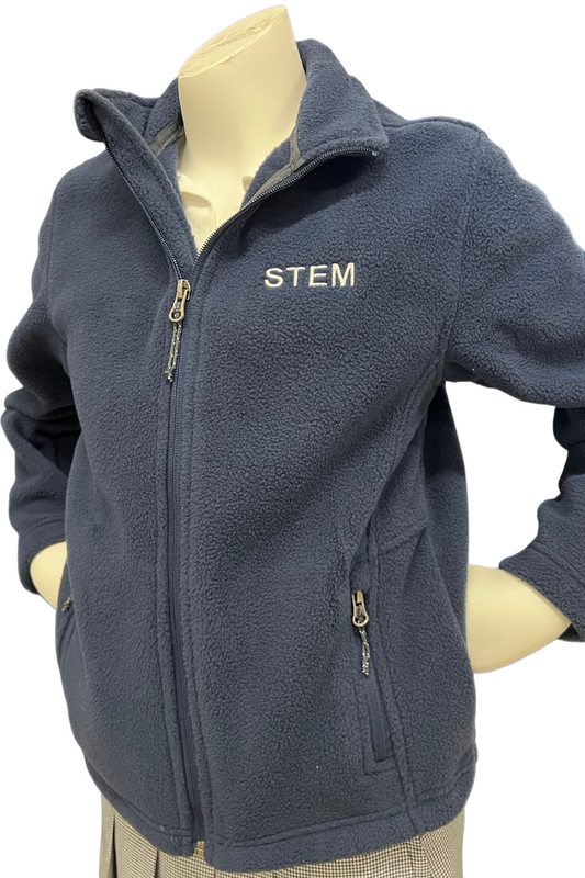 STEM Full Zip Fleece, Navy