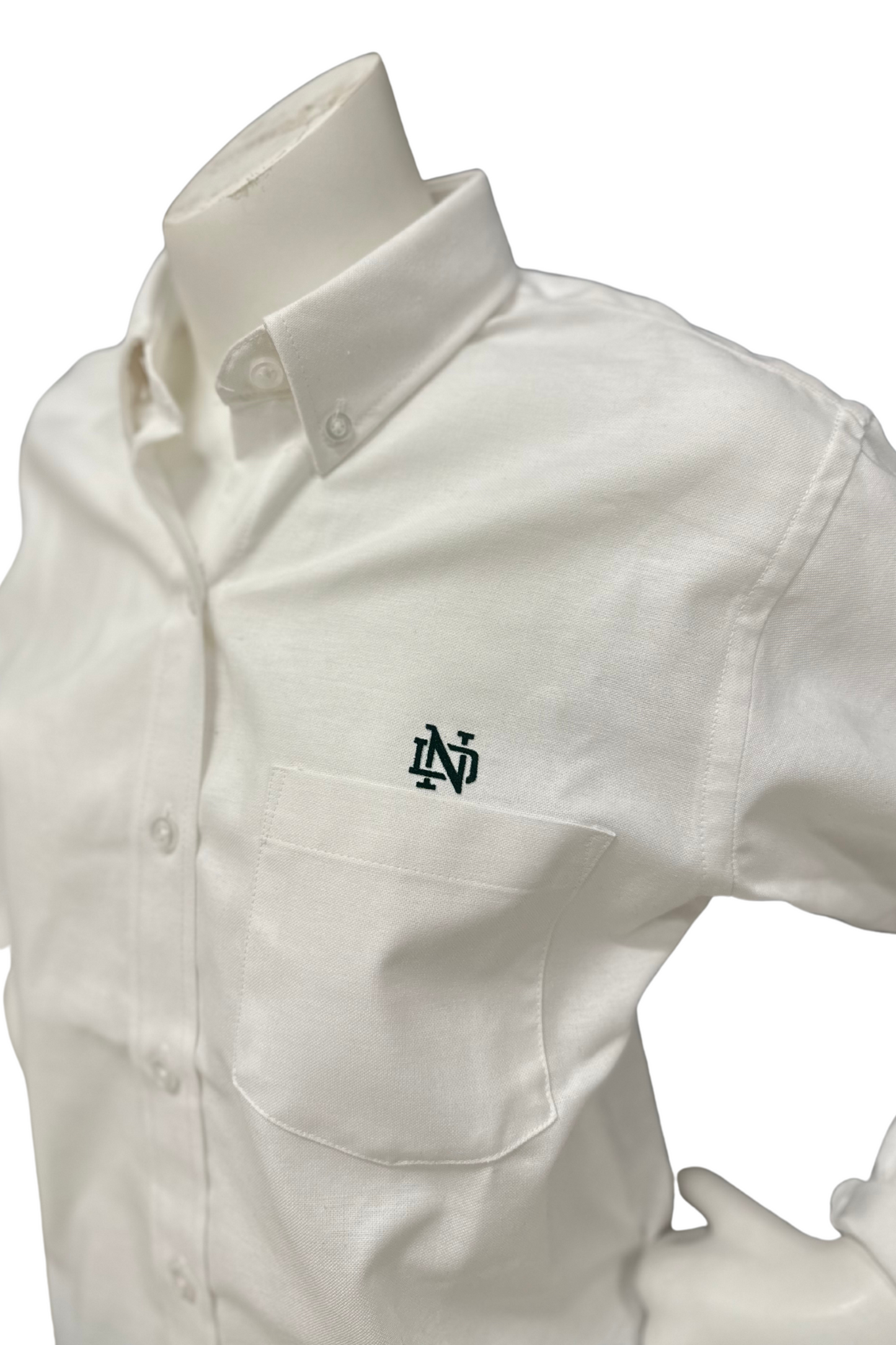 Notre Dame Oxford, White