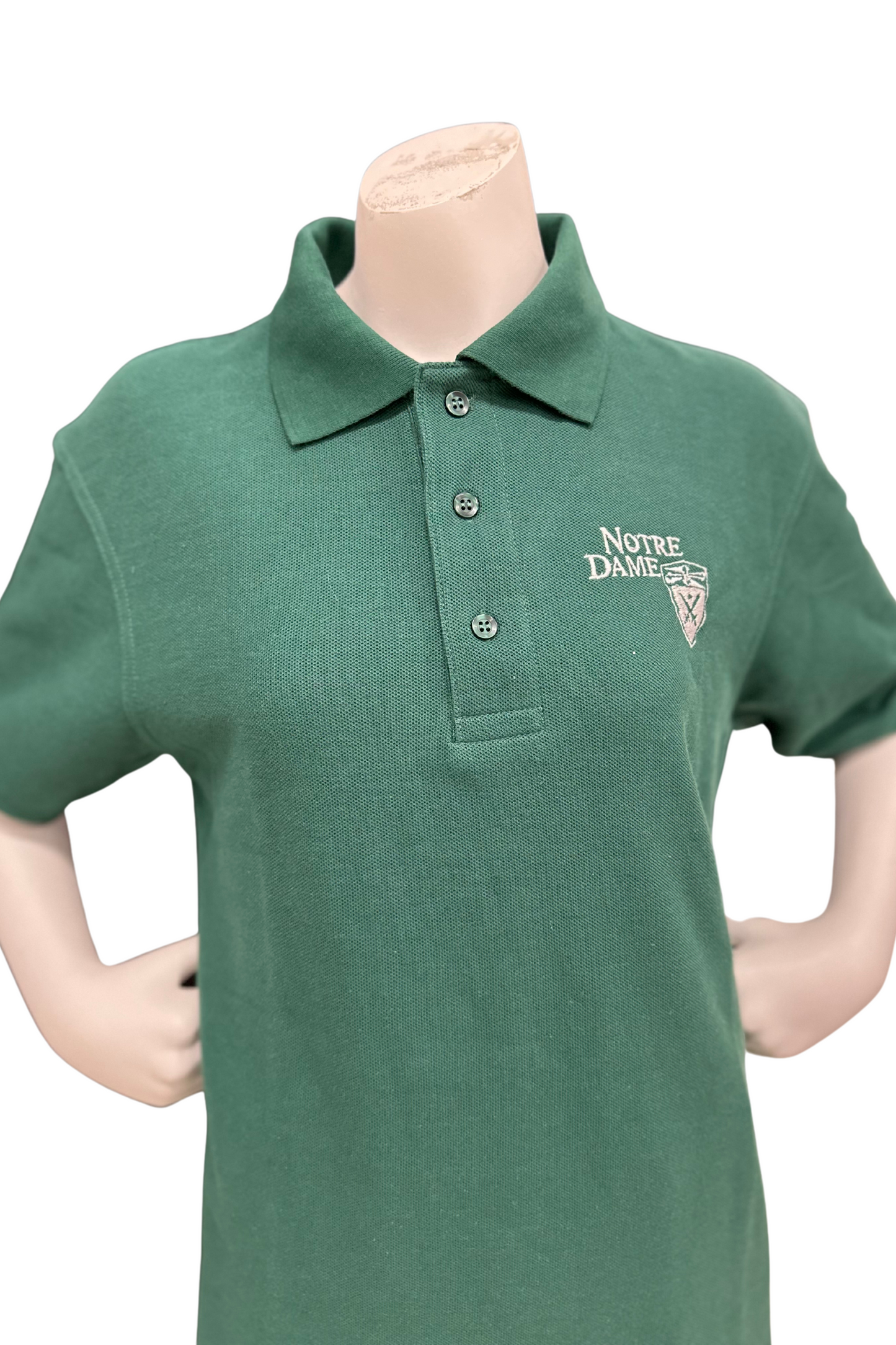 Notre Dame Unisex Polo, Green