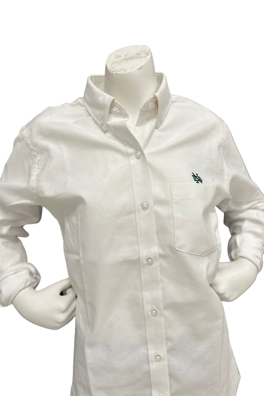 Notre Dame Oxford, White
