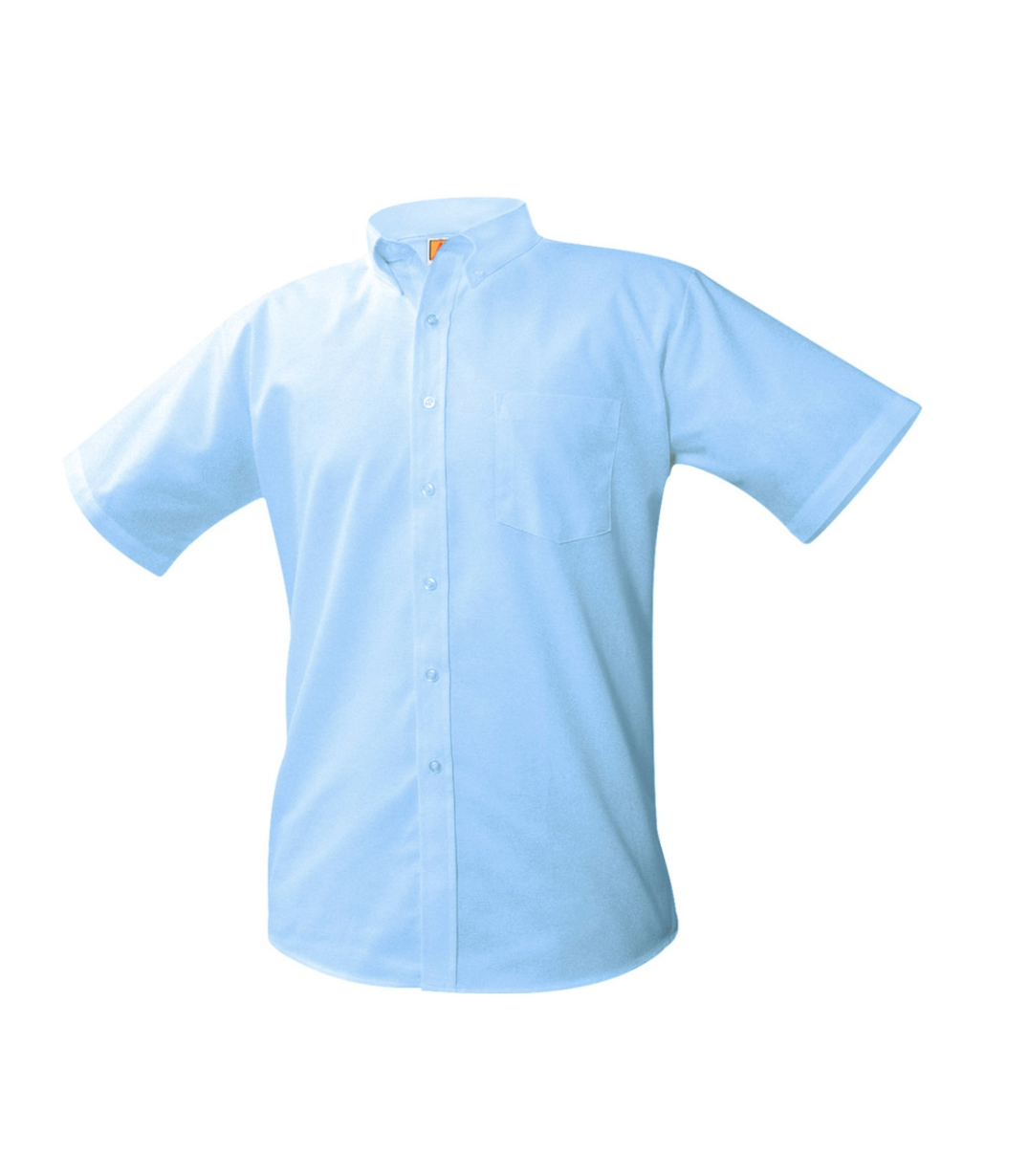 Baylor Boys Oxford Short Sleeve, Heat Press