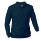 CA Unisex Smooth Knit LONG SLEEVE Polo Shirt