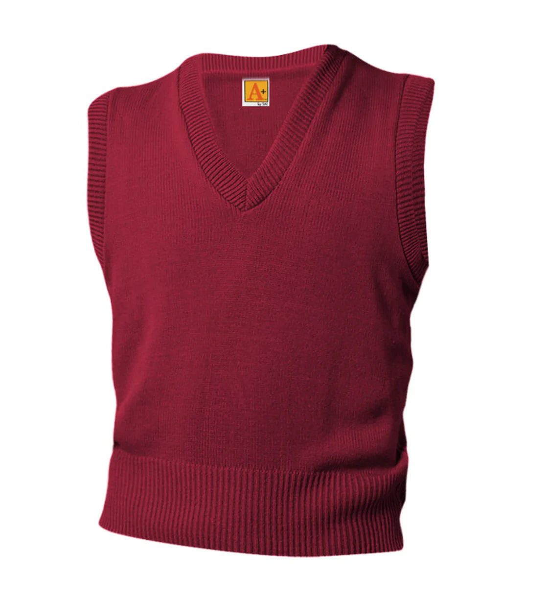 St Peters V-Neck Sweater Vest, Red