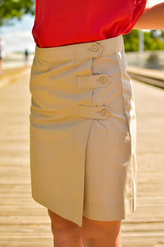 Baylor Khaki Skort